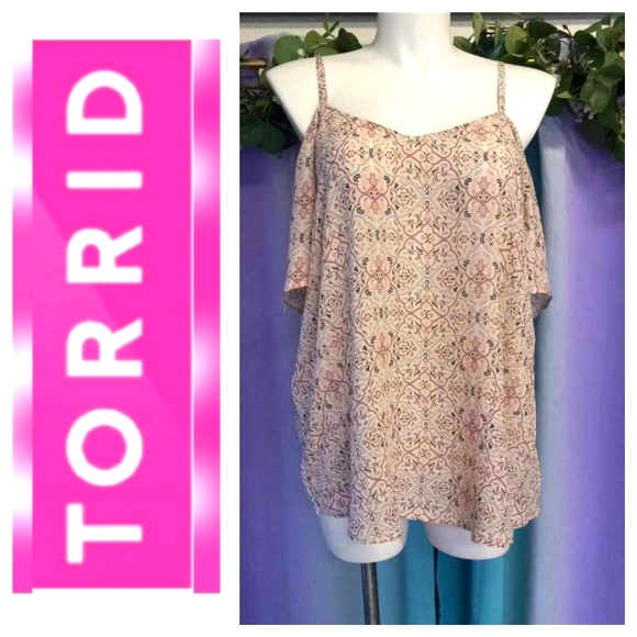 Torrid Cold Shoulders Blouse - Picture 3 of 11